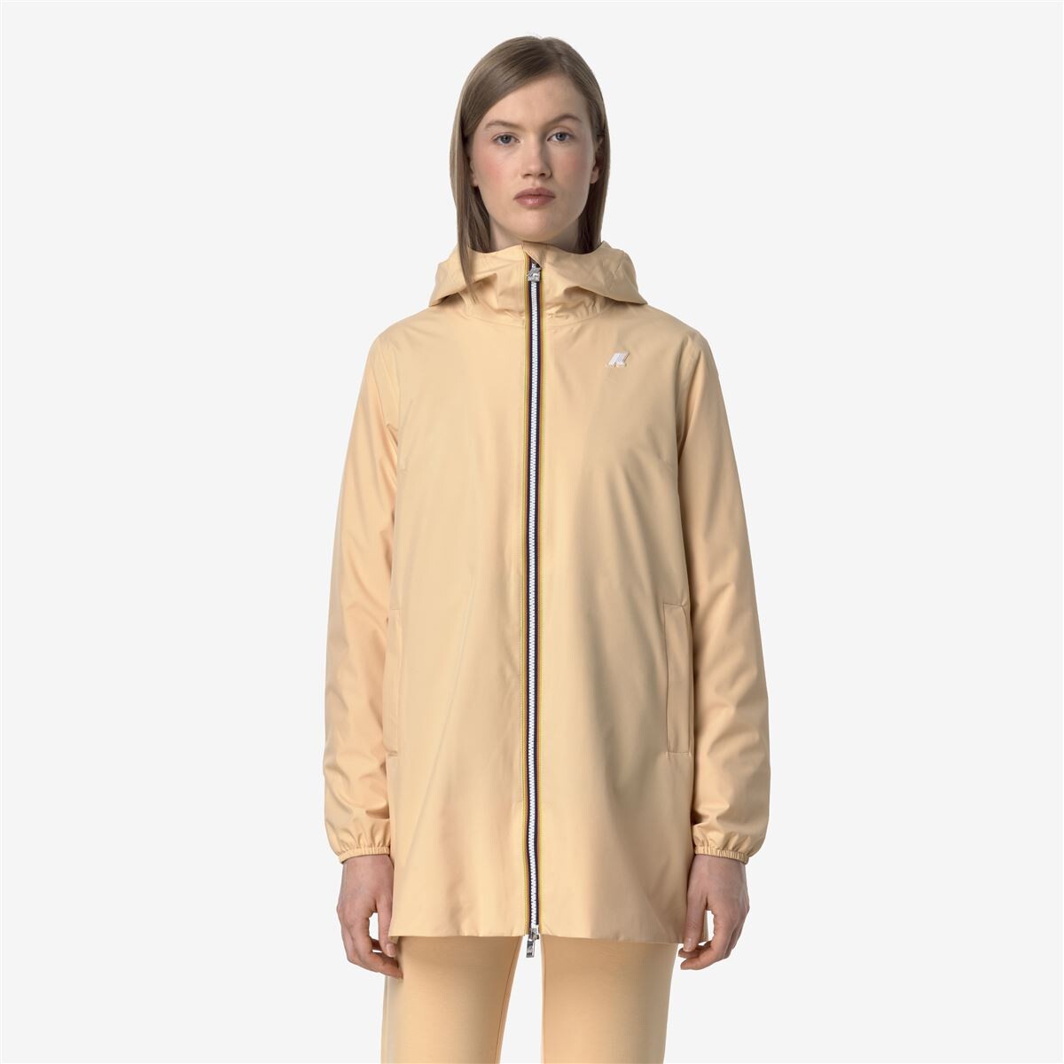 CHAQUETA WOMEN IMPERMEABLE SOPHIE STRETCH POLY JERSEY BEIGE PEACHY - 2