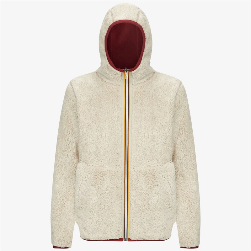 POLAR WOMEN REVERSIBLE K-WAY LILY RED DARK BEIGE GREY - 2
