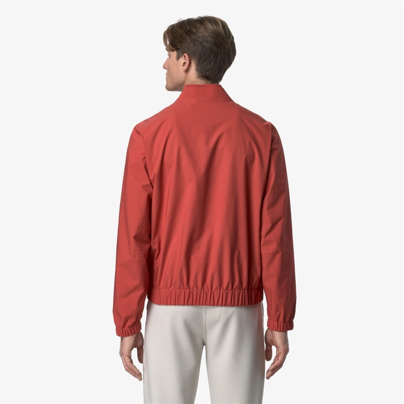 CHAQUETA MEN IMPERMEABLE AURENE STRETCH DOT RED JASPER - 4