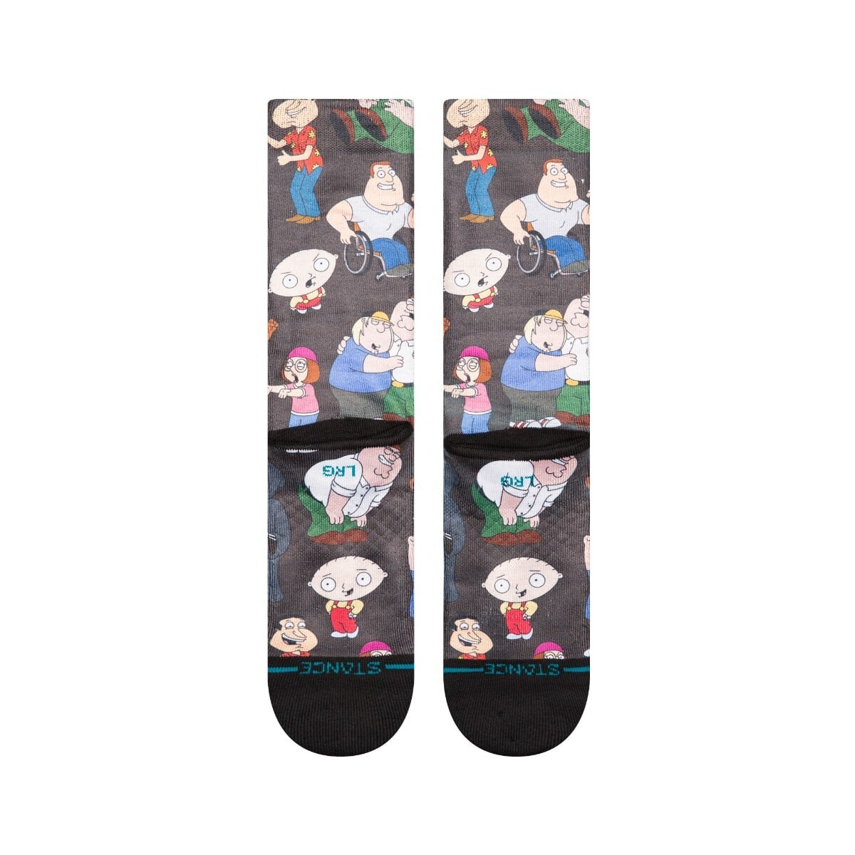 STANCE SOCK MEN FAMILY GUYS BLACK - 3
