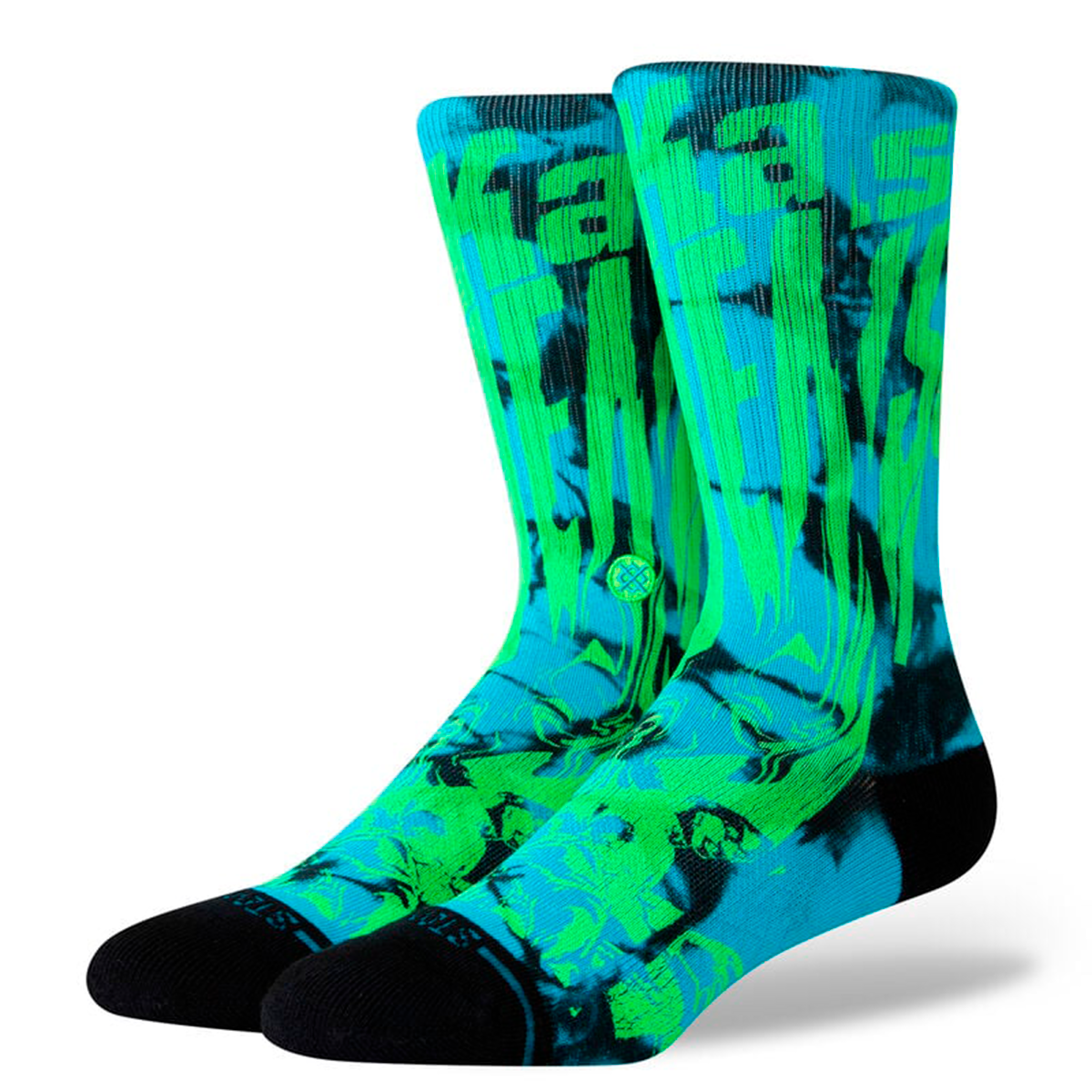 STANCE SOCK OUTKAST ATLIENS CREW BLACK BLUE - 1