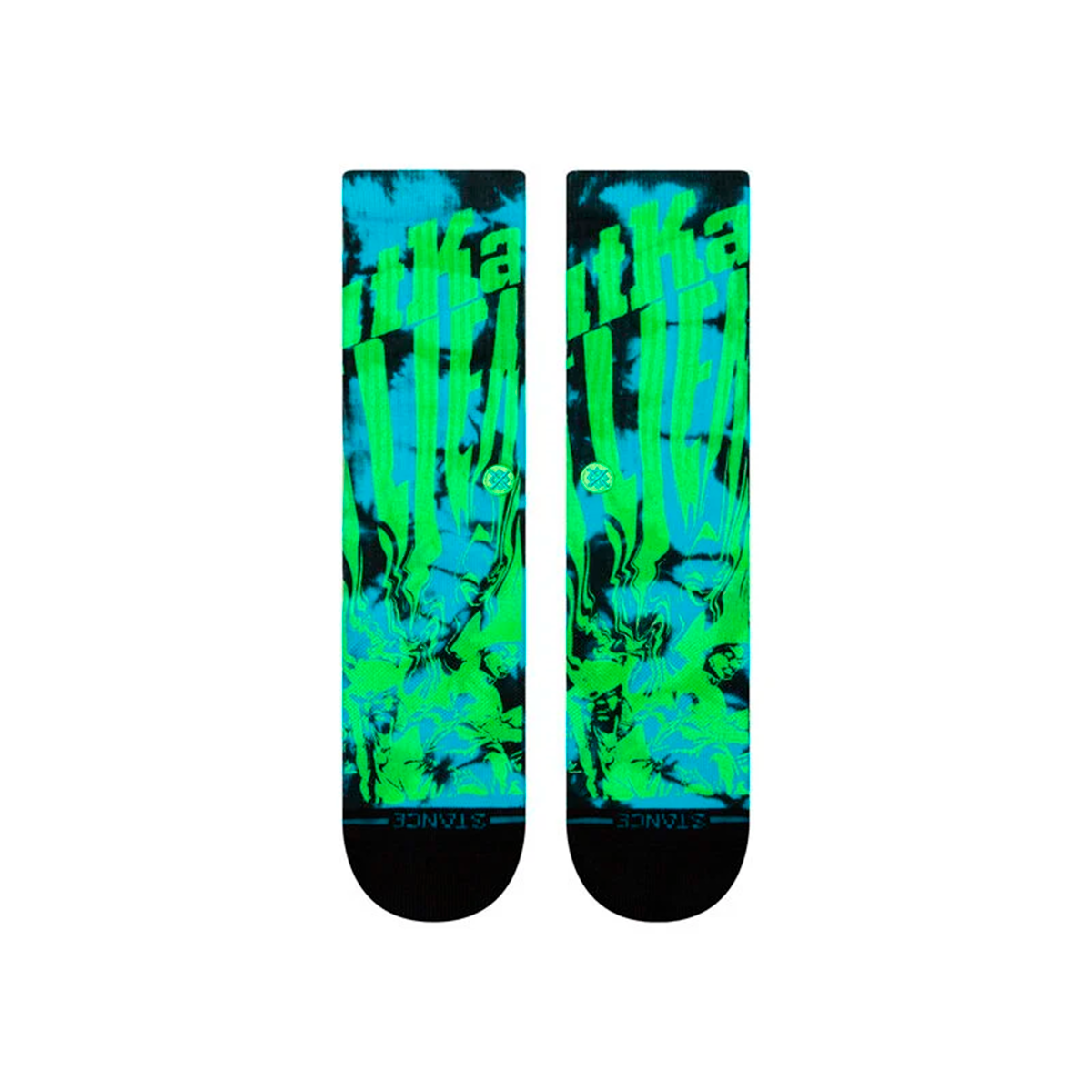 STANCE SOCK OUTKAST ATLIENS CREW BLACK BLUE - 2