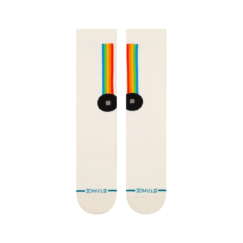 STANCE SOCK POLAROID APERTURE WHITE - 2