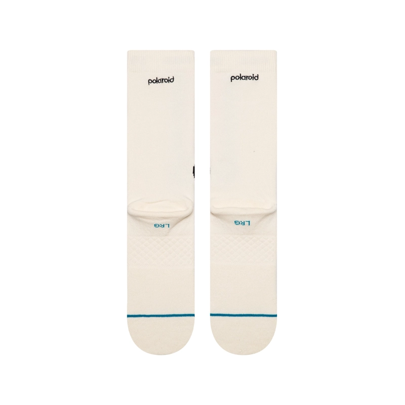 STANCE SOCK POLAROID APERTURE WHITE - 3