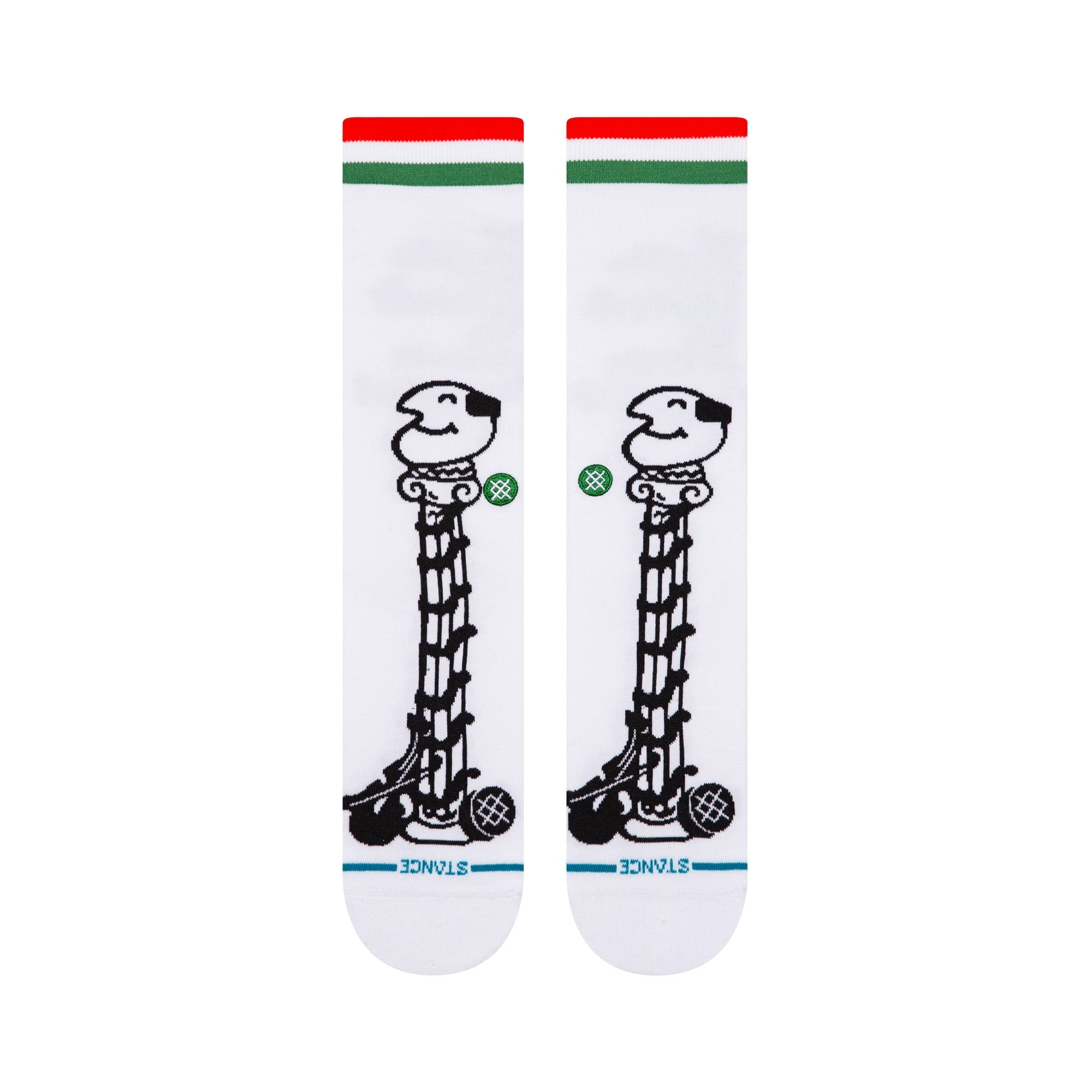STANCE SOCK LITTLE NEROS WHITE - 2