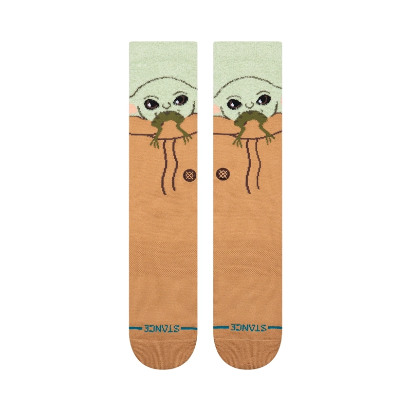 STANCE SOCK GROGU HUNGRY GREEN - 2