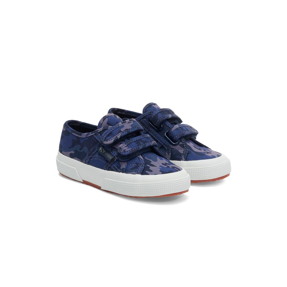 ZAPATILLA SUPERGA KIDS 2750 STRAPS CAMO BLUE GREY - 2