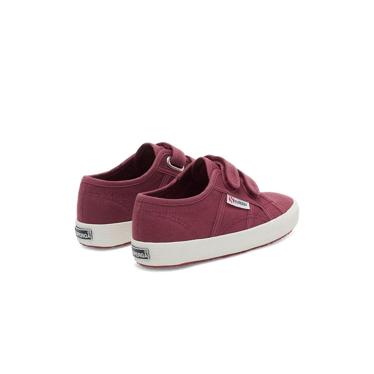 ZAPATILLA SUPERGA KIDS 2750 STRAPS BURGUNDY - 3