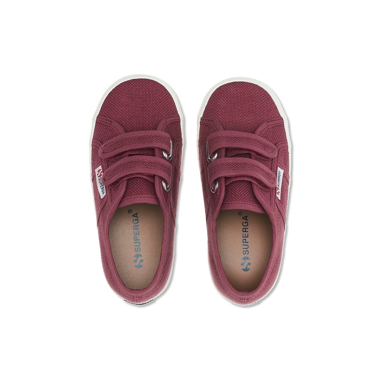 ZAPATILLA SUPERGA KIDS 2750 STRAPS BURGUNDY - 4