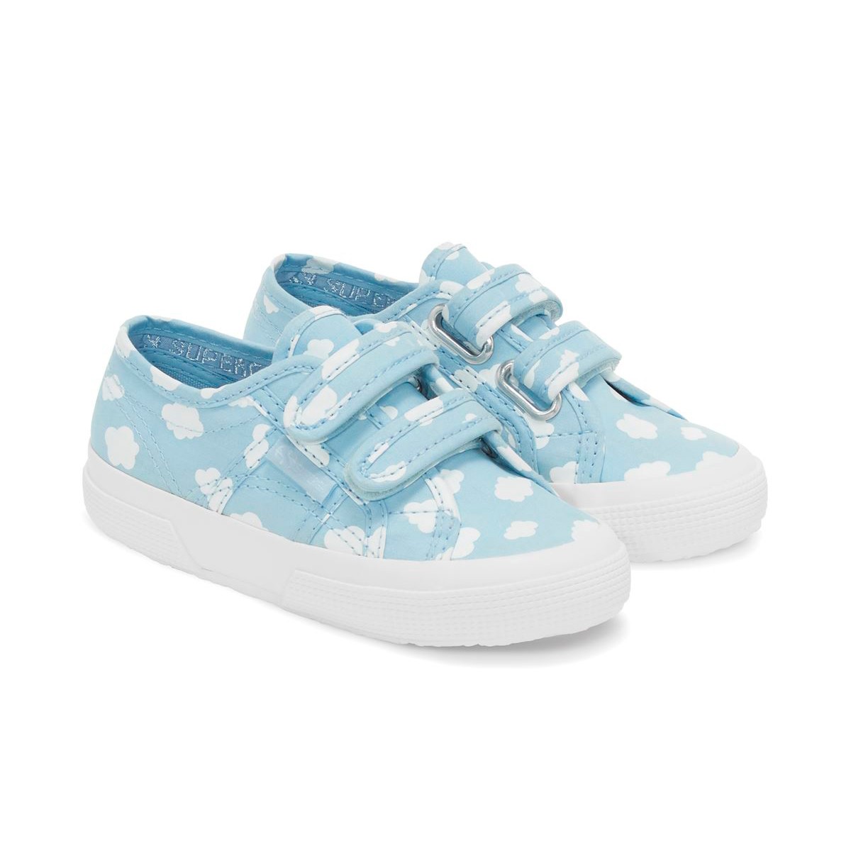 ZAPATILLA SUPERGA KIDS 2750 STRAPS LIGHT BLUE CLOUDS - 2