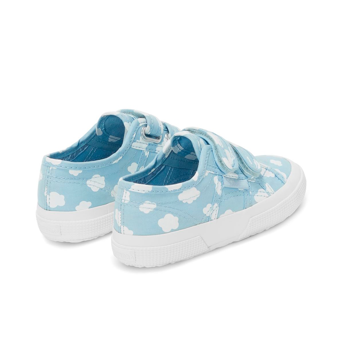 ZAPATILLA SUPERGA KIDS 2750 STRAPS LIGHT BLUE CLOUDS - 3