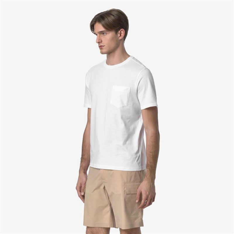 POLERA K-WAY MEN SIGUR WHITE - 3
