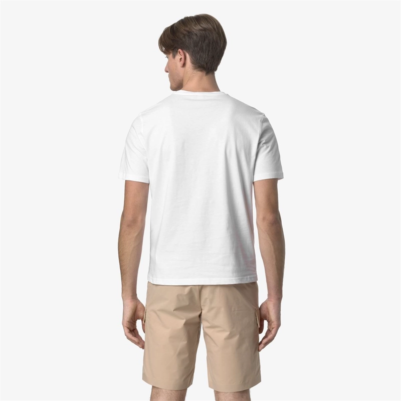 POLERA K-WAY MEN SIGUR WHITE - 4