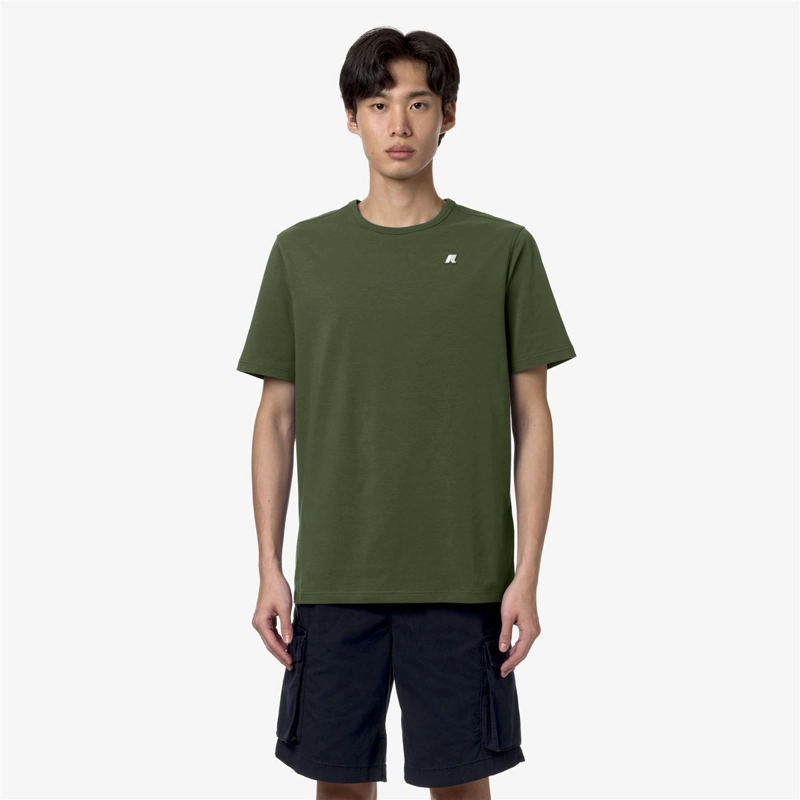 POLERA K-WAY MEN ADAME STRETCH GREEN CYPRESS - 2