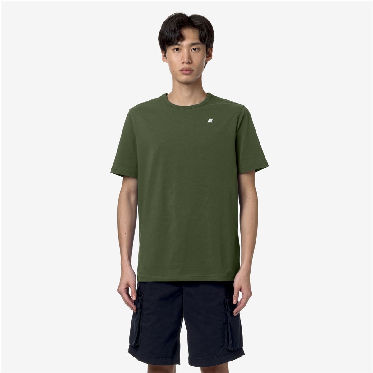 POLERA K-WAY MEN ADAME STRETCH GREEN CYPRESS - 2