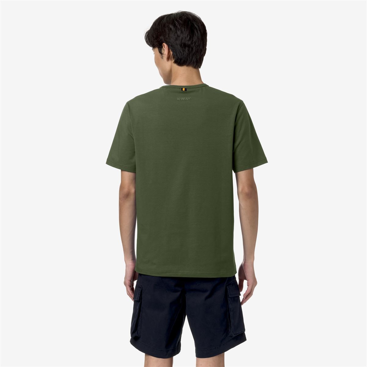 POLERA K-WAY MEN ADAME STRETCH GREEN CYPRESS - 4