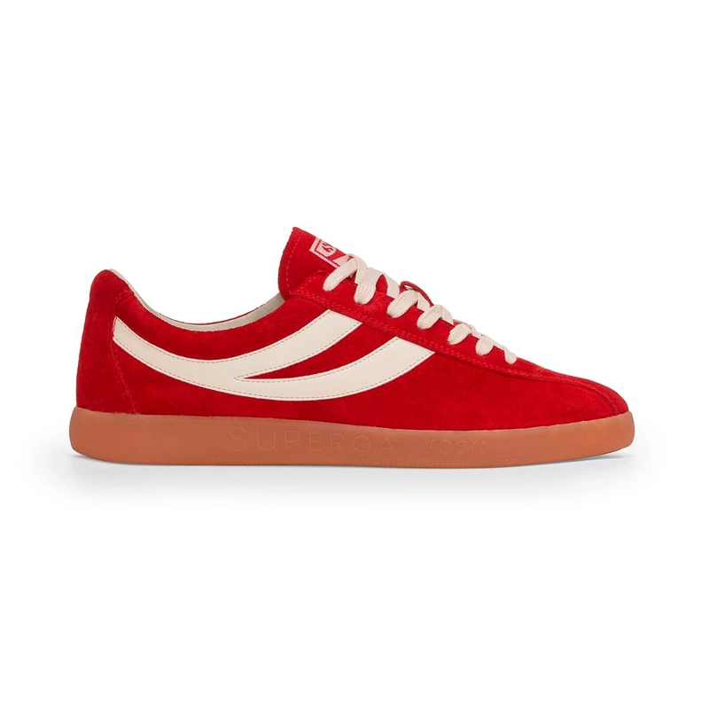 ZAPATILLA SUPERGA 1960 CAPRI SPORT RED WHITE MASTICE GUM - 1