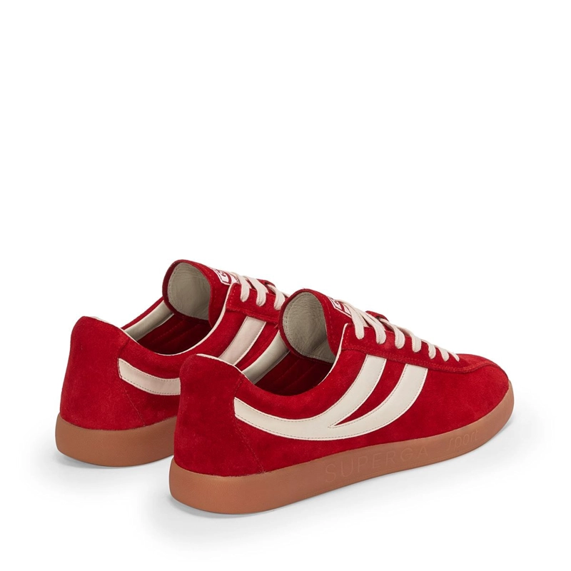 ZAPATILLA SUPERGA 1960 CAPRI SPORT RED WHITE MASTICE GUM - 3