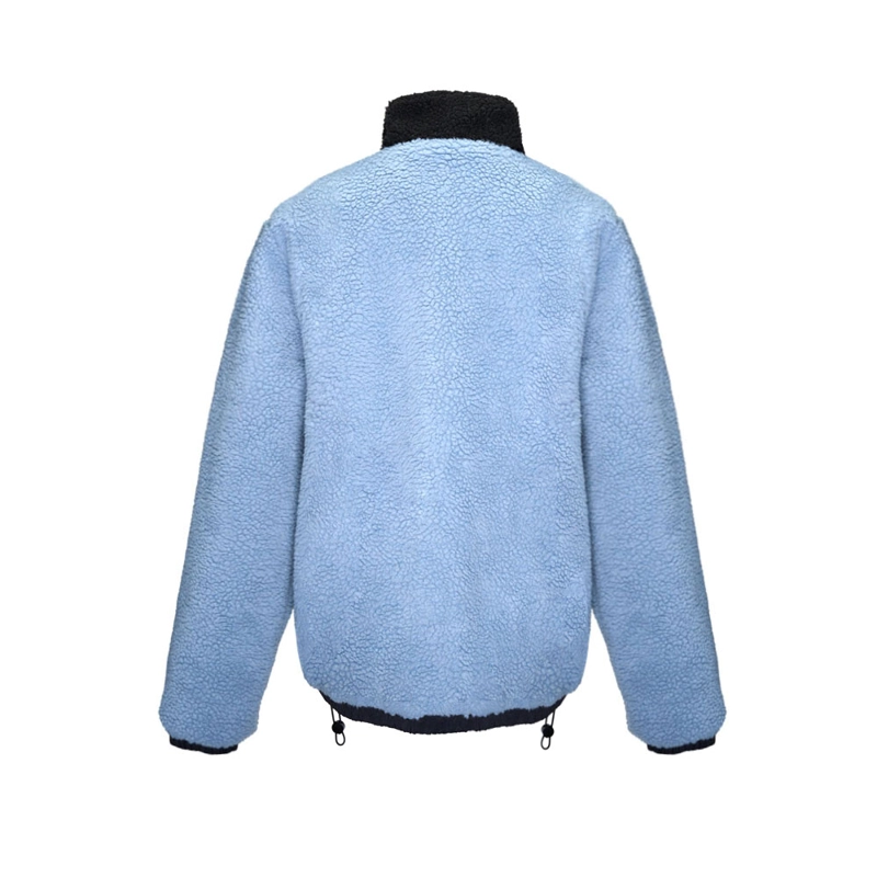 SHERPA WHATUP REVERSIBLE FULL ZIPPER BLACK BLUE - 5