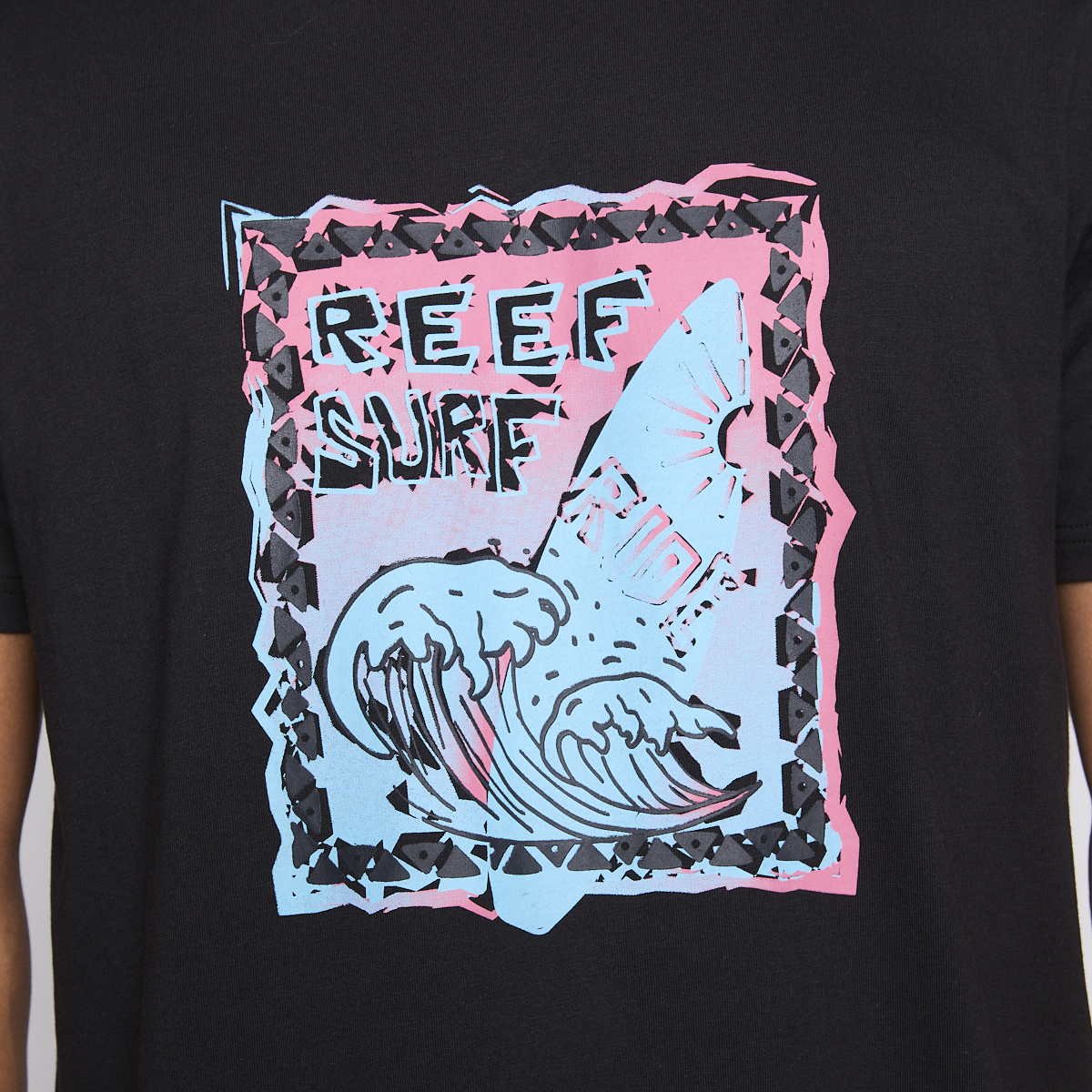 POLERA REEF MEN SURF SURF BLACK - 5