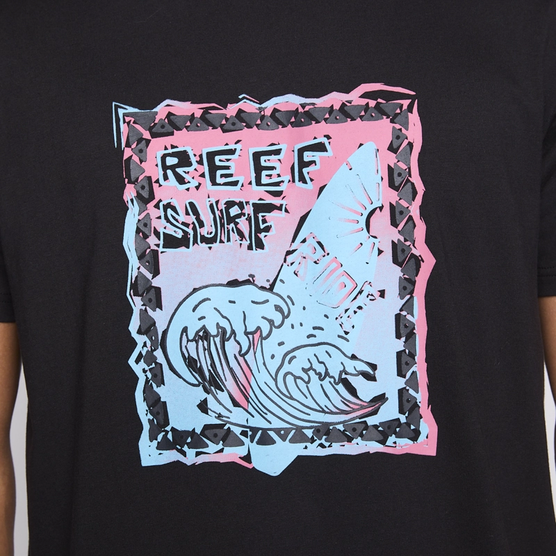 POLERA REEF MEN SURF SURF BLACK - 5