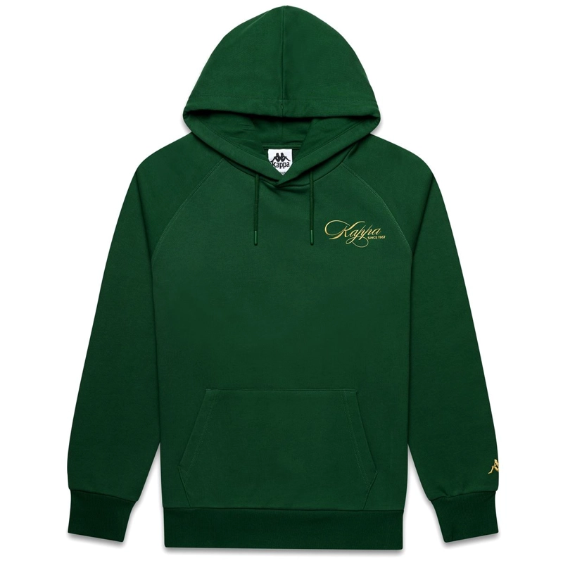 POLERON KAPPA MEN AUTHENTIC OVERSIZE NILUFER GREEN YELLOW GOLD RICK - 1