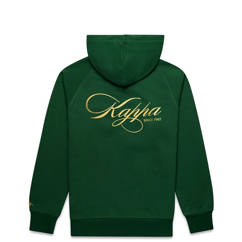 POLERON KAPPA MEN AUTHENTIC OVERSIZE NILUFER GREEN YELLOW GOLD RICK - 2