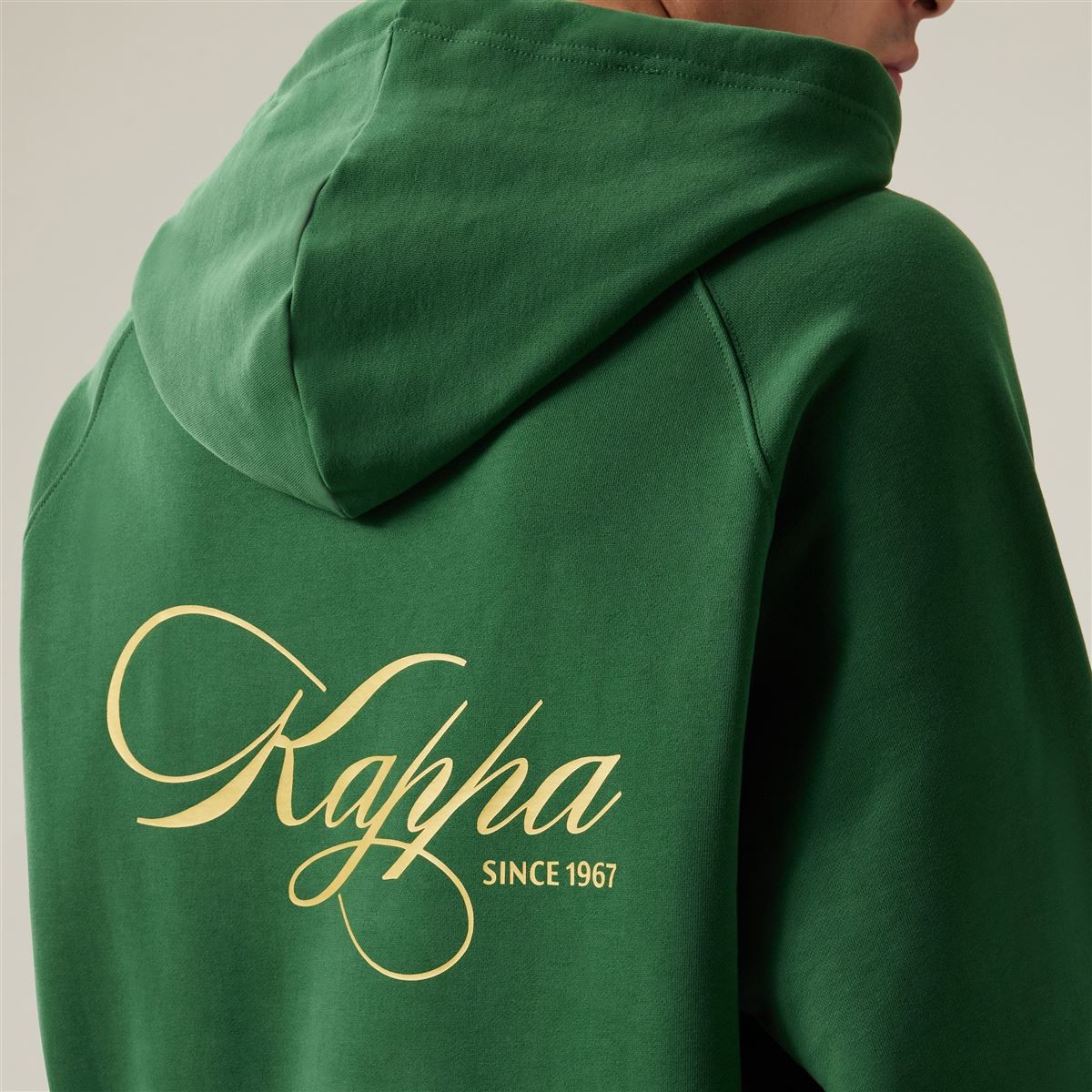 POLERON KAPPA MEN AUTHENTIC OVERSIZE NILUFER GREEN YELLOW GOLD RICK - 5