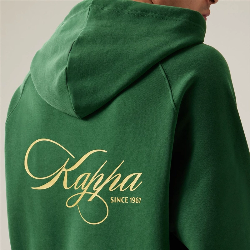 POLERON KAPPA MEN AUTHENTIC OVERSIZE NILUFER GREEN YELLOW GOLD RICK - 5