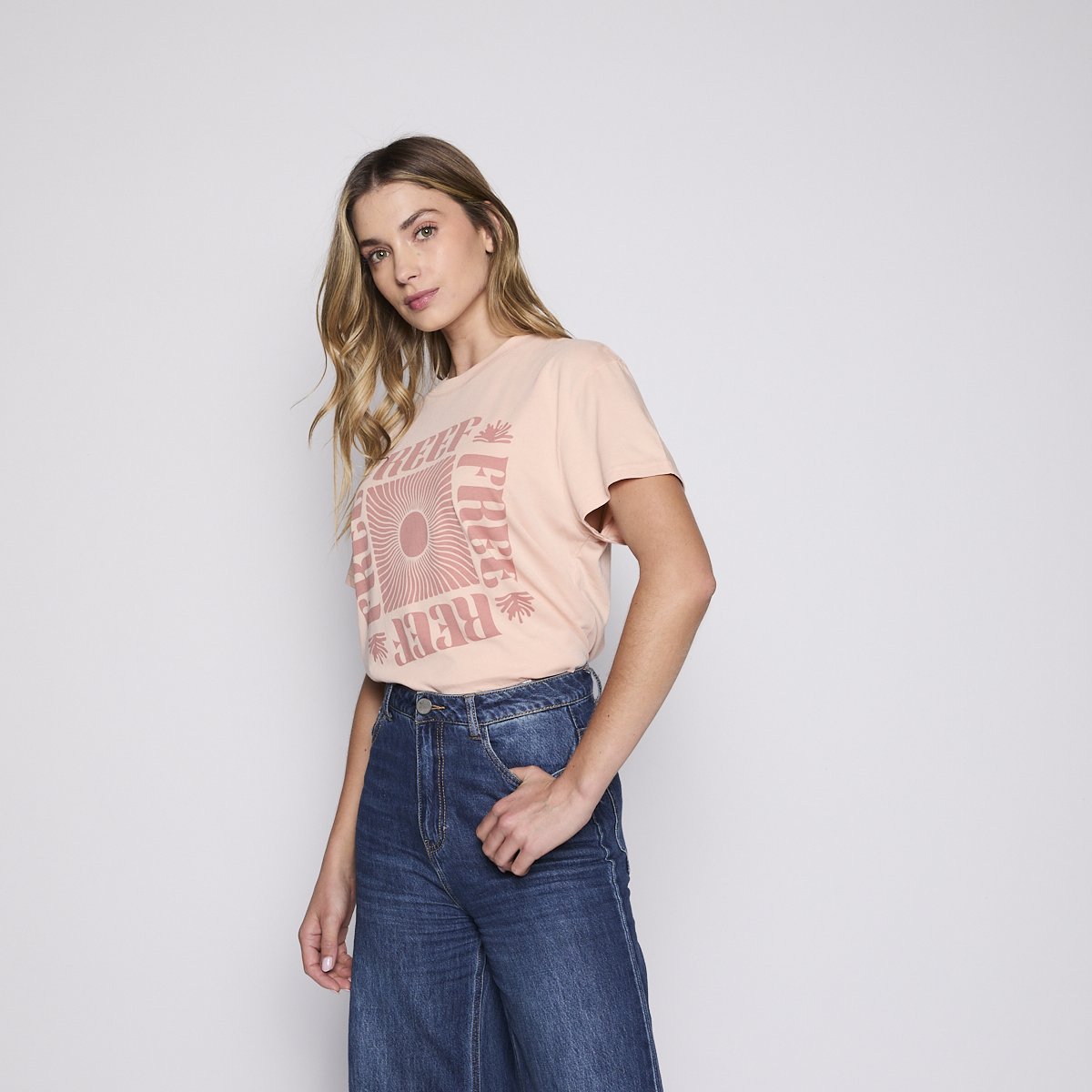 POLERA REEF WOMEN PINK FUCSHIA - 2