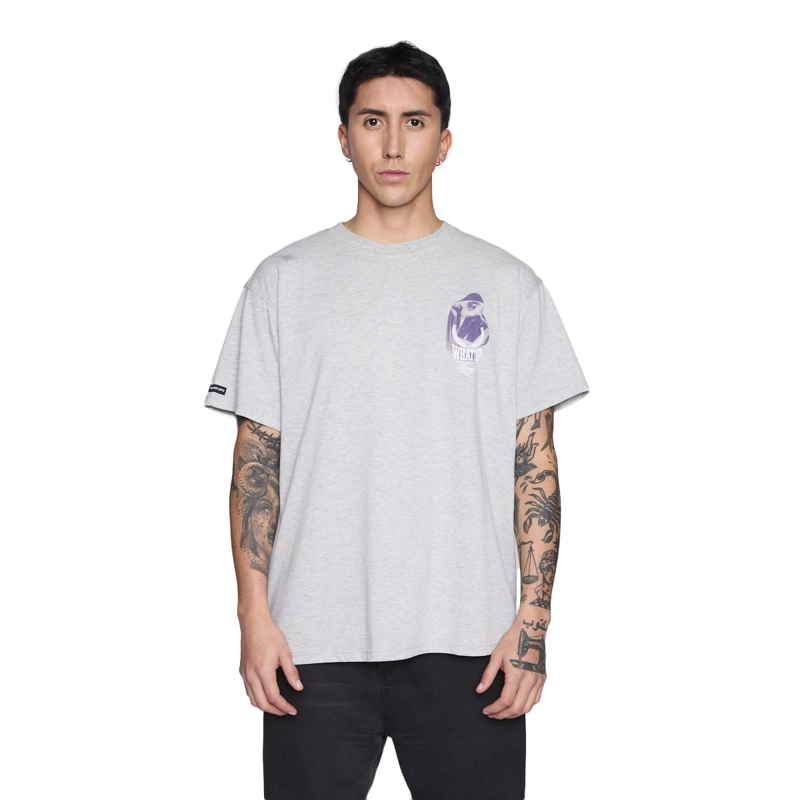 POLERA WHATUP MEN HOLY MARIE GREY - 1