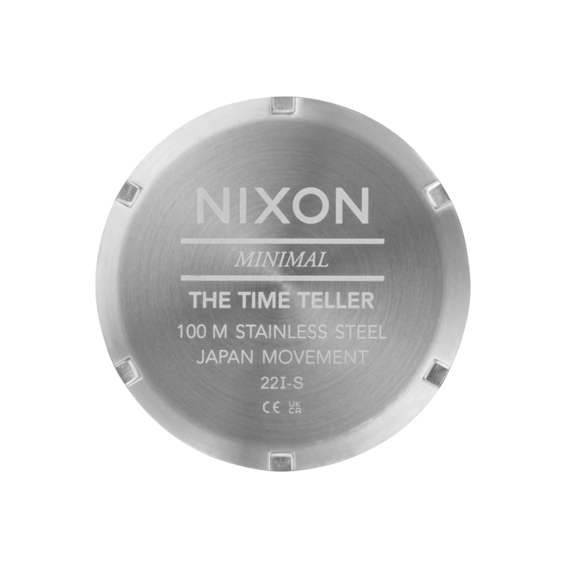 RELOJ NIXON TIME TELLER SILVER CORAL - 5