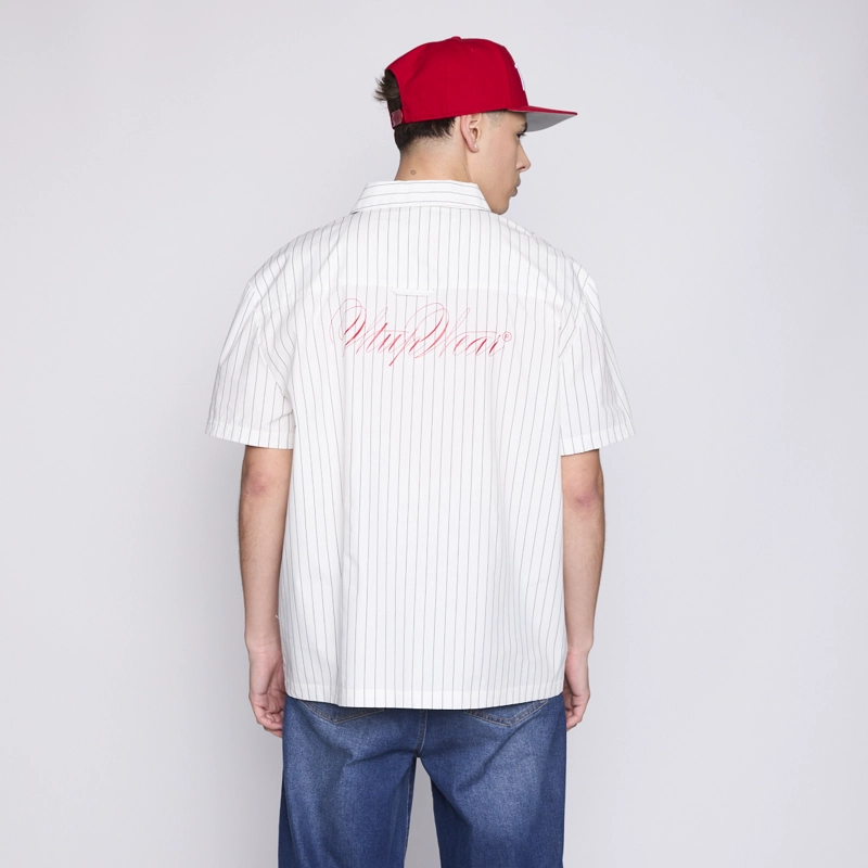 CAMISA WHATUP MEN WHITE RED - 2