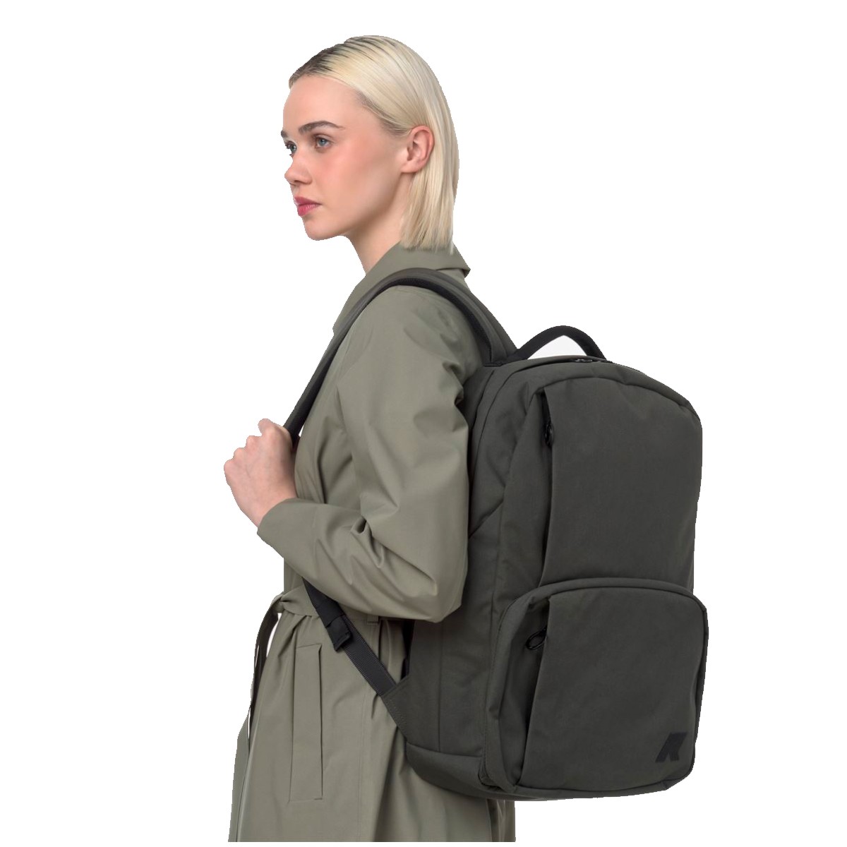MOCHILA K-WAY ENOA GREEN BLACKISH - 4