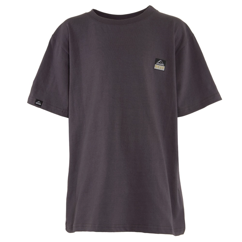 POLERA KIDS GREY LOGO BLACK BACK - 1
