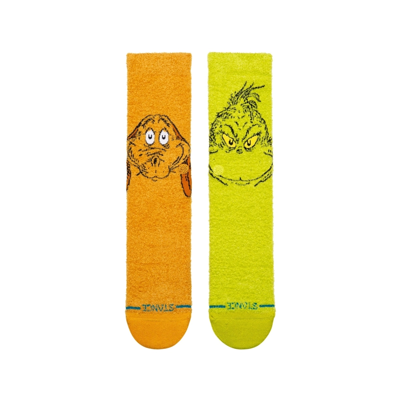 STANCE SOCK GRINCH AND MAX GREEN BROWN - 2