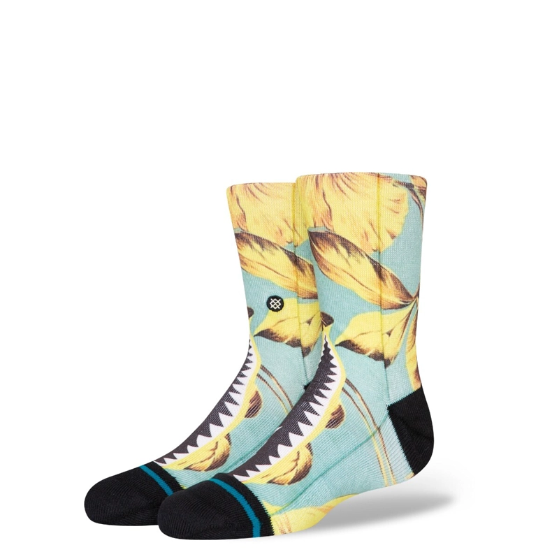 STANCE SOCK KIDS FLEURBIRDS TEAL - 1