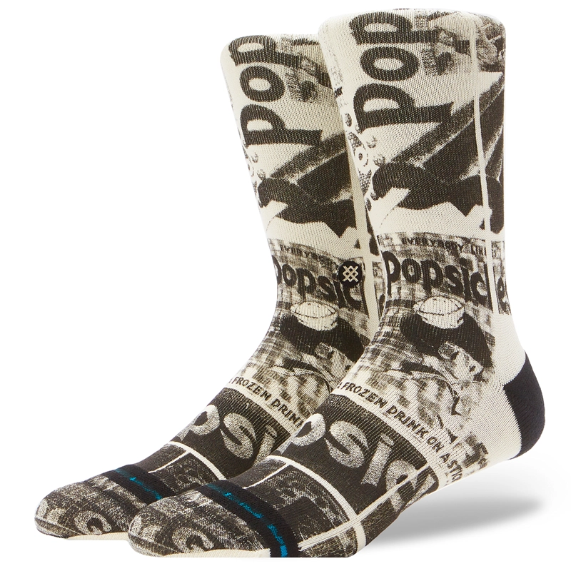 STANCE SOCK MEN POPSICLE CREW VINTAGE WHITE - 1