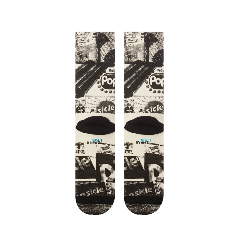 STANCE SOCK MEN POPSICLE CREW VINTAGE WHITE - 3