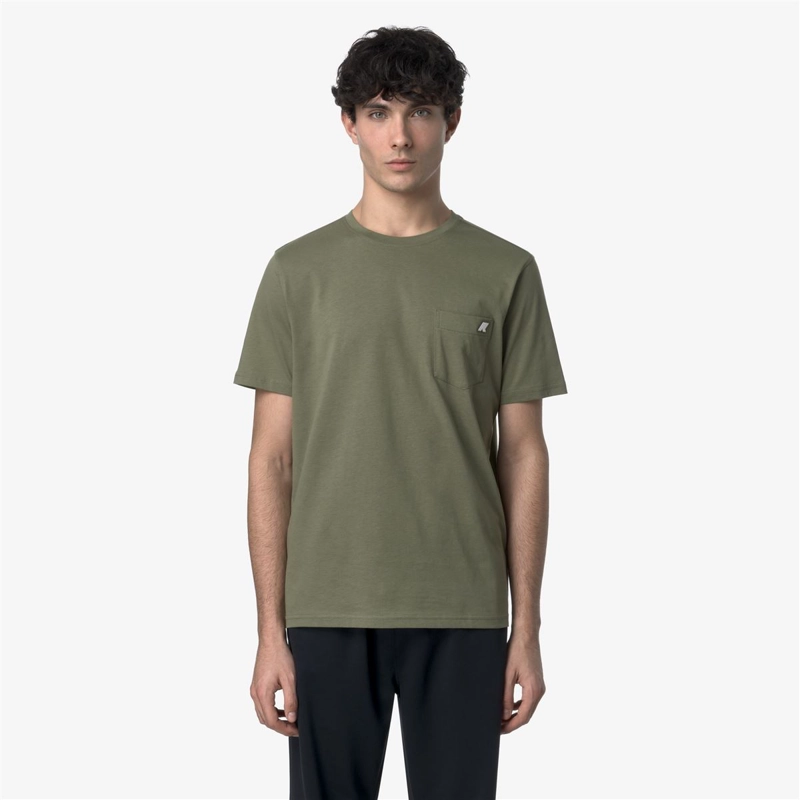 POLERA K-WAY MEN SIGUR GREEN LICHEN - 2