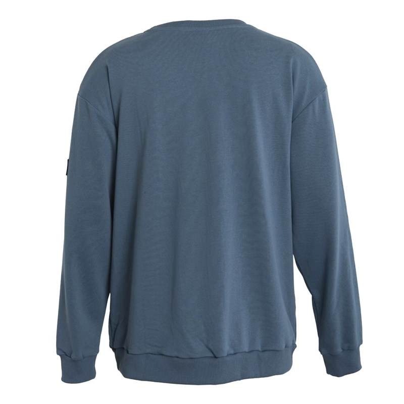 POLERON MEN CREW BLUE LOGO FRONT - 3
