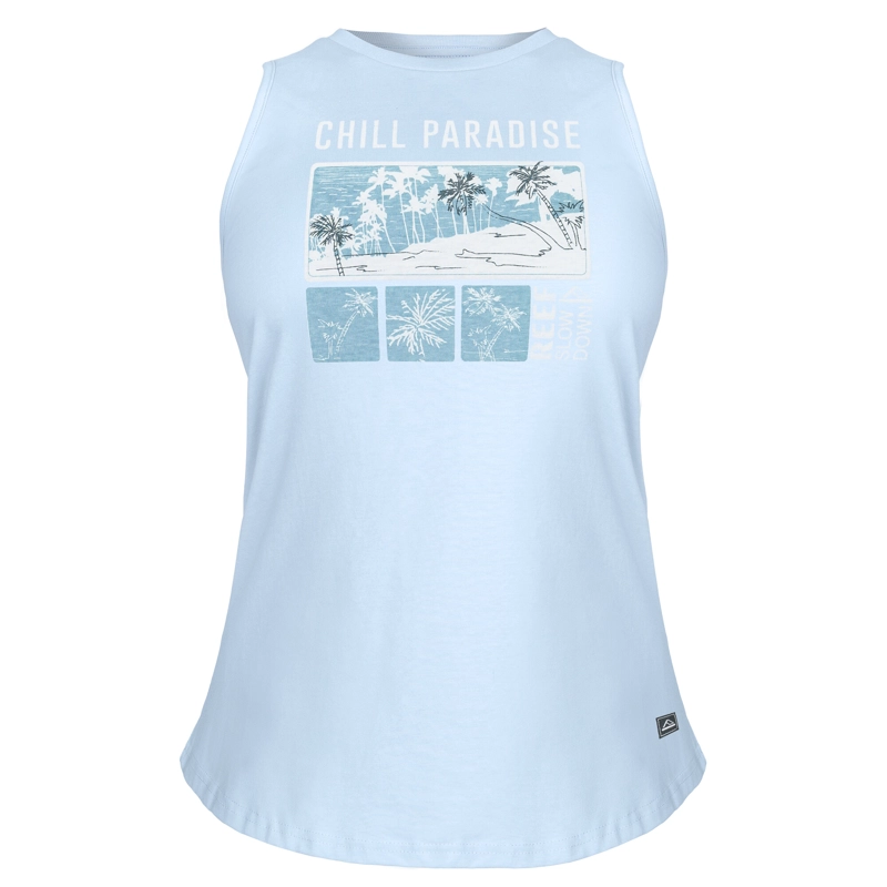 POLERA REEF SIN MANGAS WOMEN LIGHT BLUE - 1