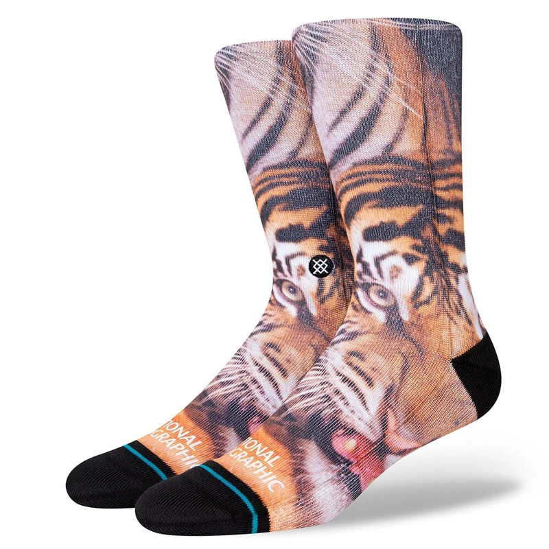 STANCE SOCK TWO TIGERS MEN BLACK - 1