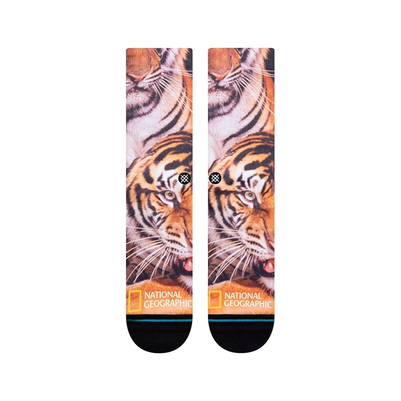 STANCE SOCK TWO TIGERS MEN BLACK - 2