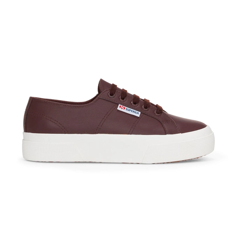 ZAPATILLA 2740 PLATFORM NAPPA BROWN DARK F AVORIO - 1