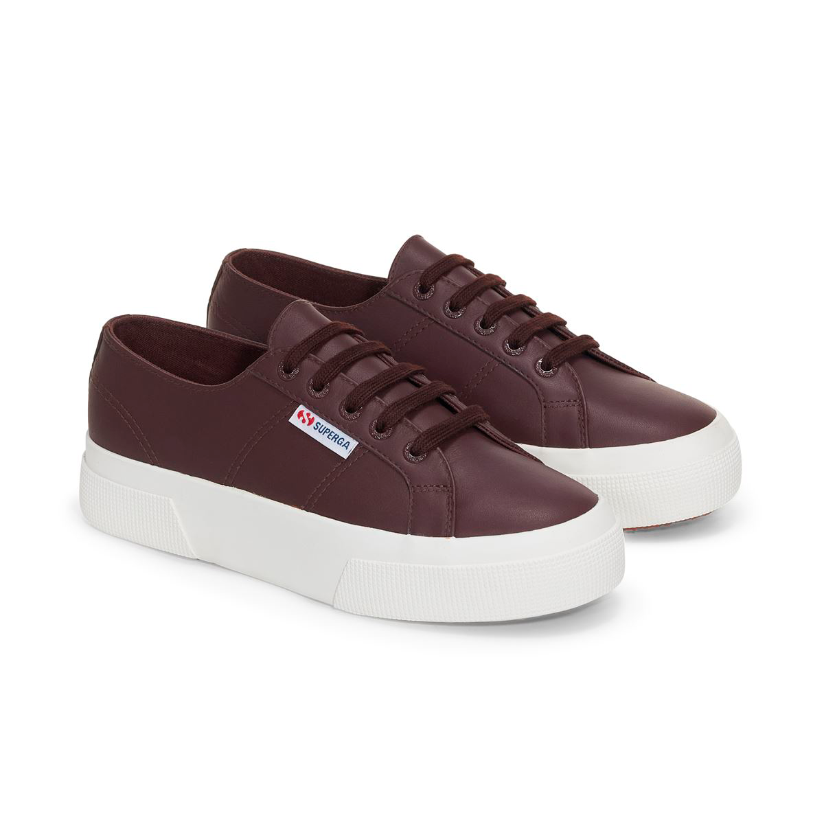 ZAPATILLA 2740 PLATFORM NAPPA BROWN DARK F AVORIO - 2