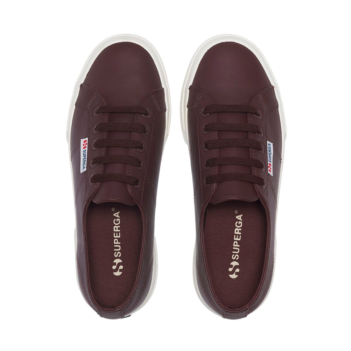 ZAPATILLA 2740 PLATFORM NAPPA BROWN DARK F AVORIO - 4