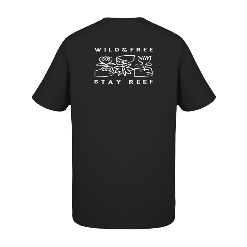 POLERA REEF MEN WILD AND FREE BLACK - 2