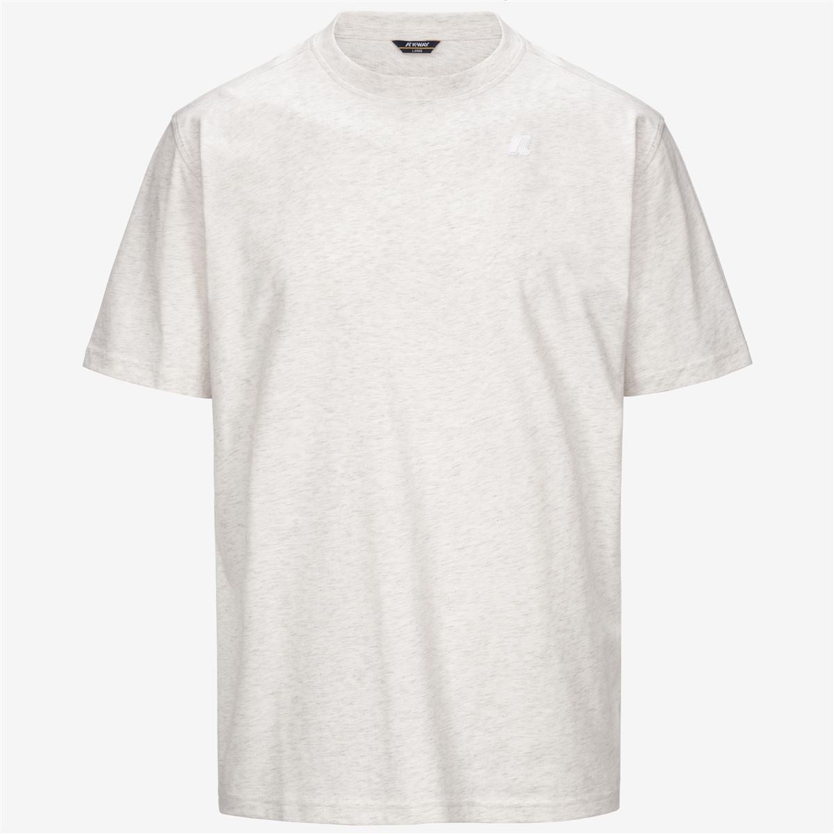 POLERA K-WAY MEN SOLO WHITE BLEACH MELANGE - 1
