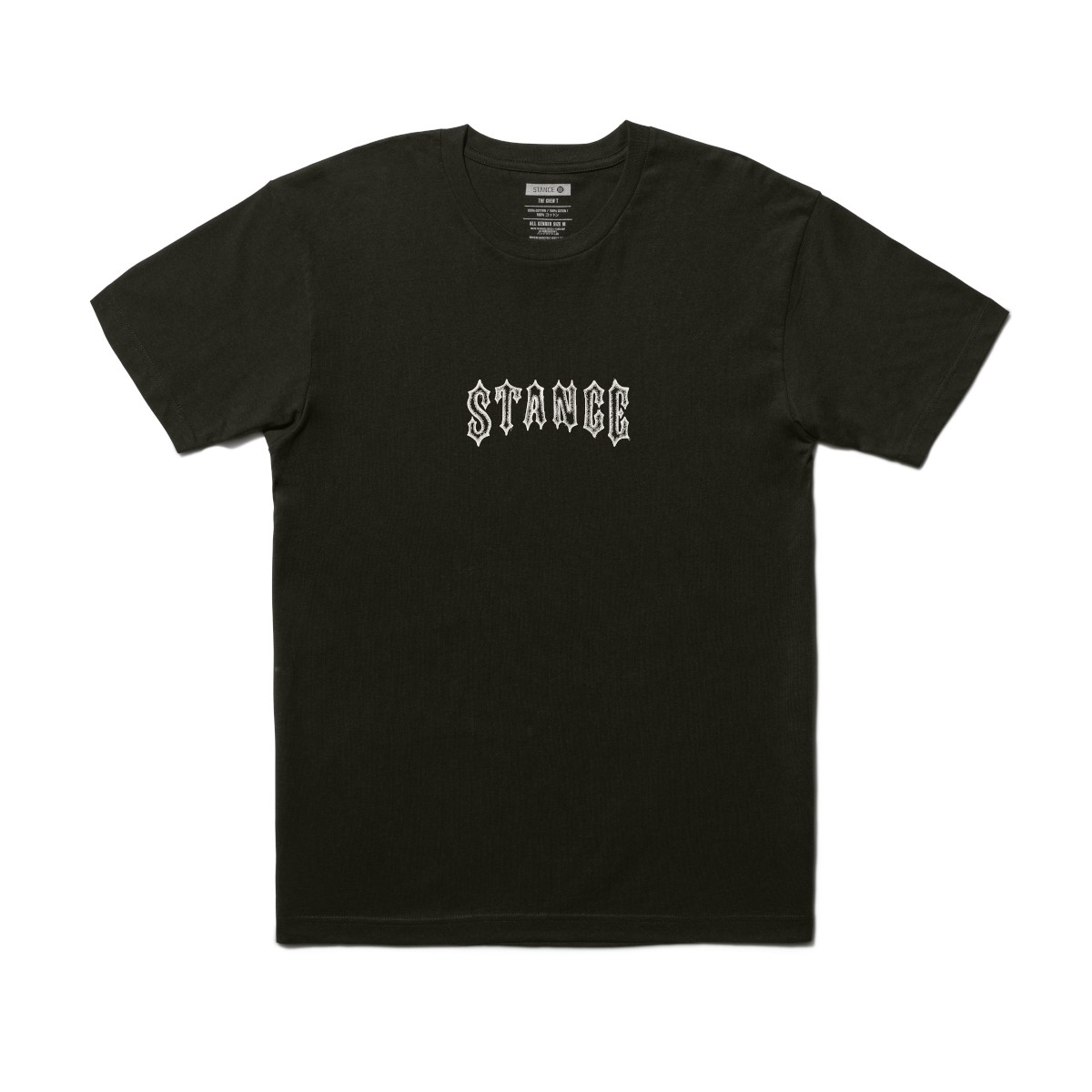 POLERA STANCE DON'T GO BLEED MY HEART BLACK - 1